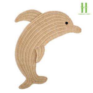 Décoration murale en rotin naturel tissé à la main de haute qualité pour la décoration de chambre d'enfants décorations de noël cadeaux OEM du Vietnam - Product Image 4