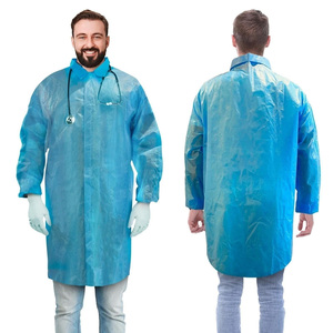 Bata médica desechable impermeable y transpirable bata protectora para trabajadores de hospitales - Product Image 1