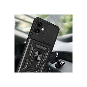 Étui de téléphone magnétique pour Samsung pour Galaxy A06 A03S A12 A22 A24 A32 A34 A52 A55 - Protection de l'appareil photo Vega - Couvercle coulissant - Noir - Product Image 5