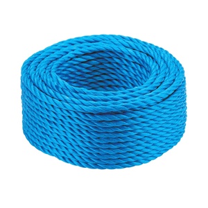 Cuerda de Nylon Virgen HDPE de 3 mm x 24 mm, Trenzada, de 3 Hebras, Resistente a los Rayos UV, Impermeable, Ecológica - Product Image 1