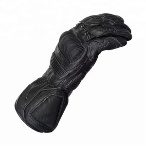 Gants de moto en cuir véritable pour hommes et femmes avec logo personnalisé Gants de sport de course de moto de la meilleure gamme - Product Image 6