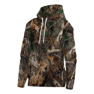 Sudadera con capucha de camuflaje versátil para hombre con bolsillo frontal práctico y capucha Sudadera con capucha informal urbana para hombre con tacto de camuflaje sutil - Product Image 3