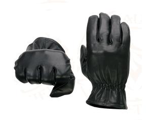 Gants de moto en cuir noir pour hommes Gants d'équitation doublés thermiques Fermeture au poignet pour temps froid Racing Adventuor Touring gants - Product Image 6