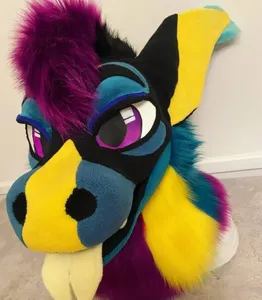 León y dibujos animados Animal Fursuit cabeza Polyfoam mascota disfraz fiesta y Carnaval uso - Product Image 2