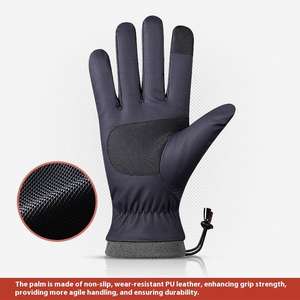 Guantes de Esquí Impermeables, Diseño Aislante para Invierno, Forro de Felpa Suave, para Deportes de Nieve y Clima Frío al Aire Libre - Product Image 2