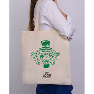 Sac fourre-tout pour femme pour la Saint-Patrick avec un grand chapeau joyeux, design élégant et festif - Product Image 1