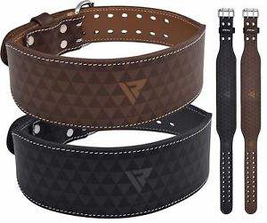 Cinturón de levantamiento de pesas de cuero genuino, cinturón de soporte de espalda para gimnasio y Fitness - Product Image 3