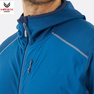 Sweatshirts à capuche en molleton de coton et polyester pour hommes Vente en gros Nouvel arrivage Pull doublé à manches longues Teint uni pour l'hiver - Product Image 2