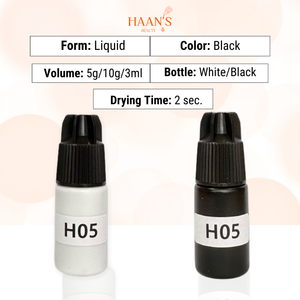Pegamento para Pestañas Haan's Beauty, Extensión de Pestañas, Larga Duración, Antialérgico, Baja Irritación, Marca Privada, Secado Rápido 0.5s 1s 2s 6-7 - Product Image 6
