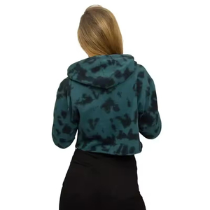 Sweat-shirts à capuche courts décontractés imprimés par sublimation intégrale, qualité supérieure, respirants et écologiques pour femmes - Product Image 6