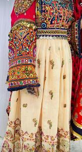 Robe de mariée traditionnelle afghane de qualité supérieure, vintage, ensemble de 2 pièces, longue robe et pantalon, service OEM, lavable - Product Image 5