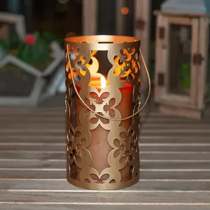 High Quality Metal <b>Tea</b> <b>Light</b> <b>Candle</b> Holder Scented Durable Modern Design Birthday Home Decoration - Product Image 4