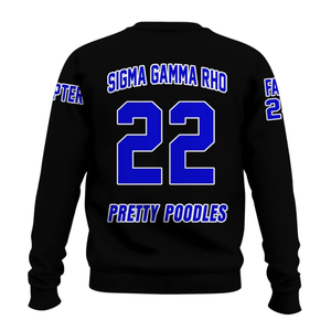 เสื้อสเวตเชิ้ตคอกลม Sigma Gamma Rho สีน้ำเงินทอง รุ่น Winter ปี 1922 สำหรับชมรมนักศึกษาหญิง ผลิตจากผ้าฟลีซคุณภาพพรีเมียม ชุดสำหรับผู้หญิง - Product Image 2