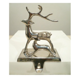 Wooden Star With Metal <b>Stocking</b> <b>Holder</b> For Christmas Table Top Decorative - Product Image 6