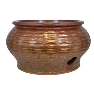 Support de rangement pour pot de tuyau d'arrosage fait à la main avec couvercle Pot de tuyau d'arrosage fini en cuivre Design Pot de tuyau d'arrosage décoratif en métal - Product Image 2