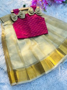 Đám cưới & tiếp nhận đặc biệt hoàn toàn khâu lần đầu tiên Dray sạch mô mềm vải lụa tay làm việc hợp thời trang lahenga ăn mặc với stole - Product Image 2