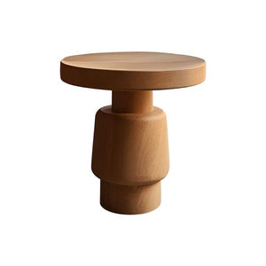 Hand Crafted Solid Thick Oak <b>Side</b> <b>Table</b> Modern Sculptural End <b>Table</b> Design For Living Room <b>Bedroom</b> Decorative Furniture - Product Image 1