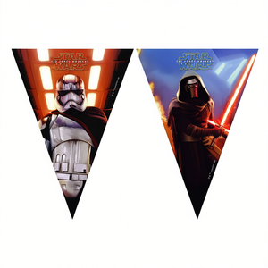 Bannière guirlande Star Wars 2,3 m en plastique, décorations suspendues, fournitures de fête, sac de 2 pièces - Product Image 2