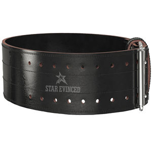 Custom Logo <b>Powerlifting</b> Fitness Gym <b>Belt</b> Cowhide Material Weight Lifting Protector with Custom Logo - Product Image 3