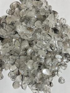 ผลึกควอตซ์เจียระไนแบบหยาบสีดำธรรมชาติเกรด AAA ปรับเทียบเครื่องประดับอัญมณีกึ่งมีค่า - Product Image 3