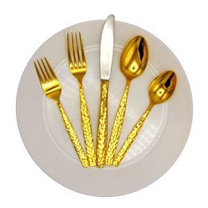 Cubiertos de acero inoxidable ideales para utensilios de cocina de mesa Hotel uso doméstico elegante mango redondo cubiertos Apto para lavavajillas Juego de 3 - Product Image 6