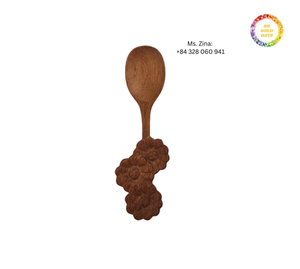 Juego de cucharas de madera Utensilios de cocina ecológicos Cucharas de madera natural para cocina y comedor Suministro a granel al por mayor - Product Image 1