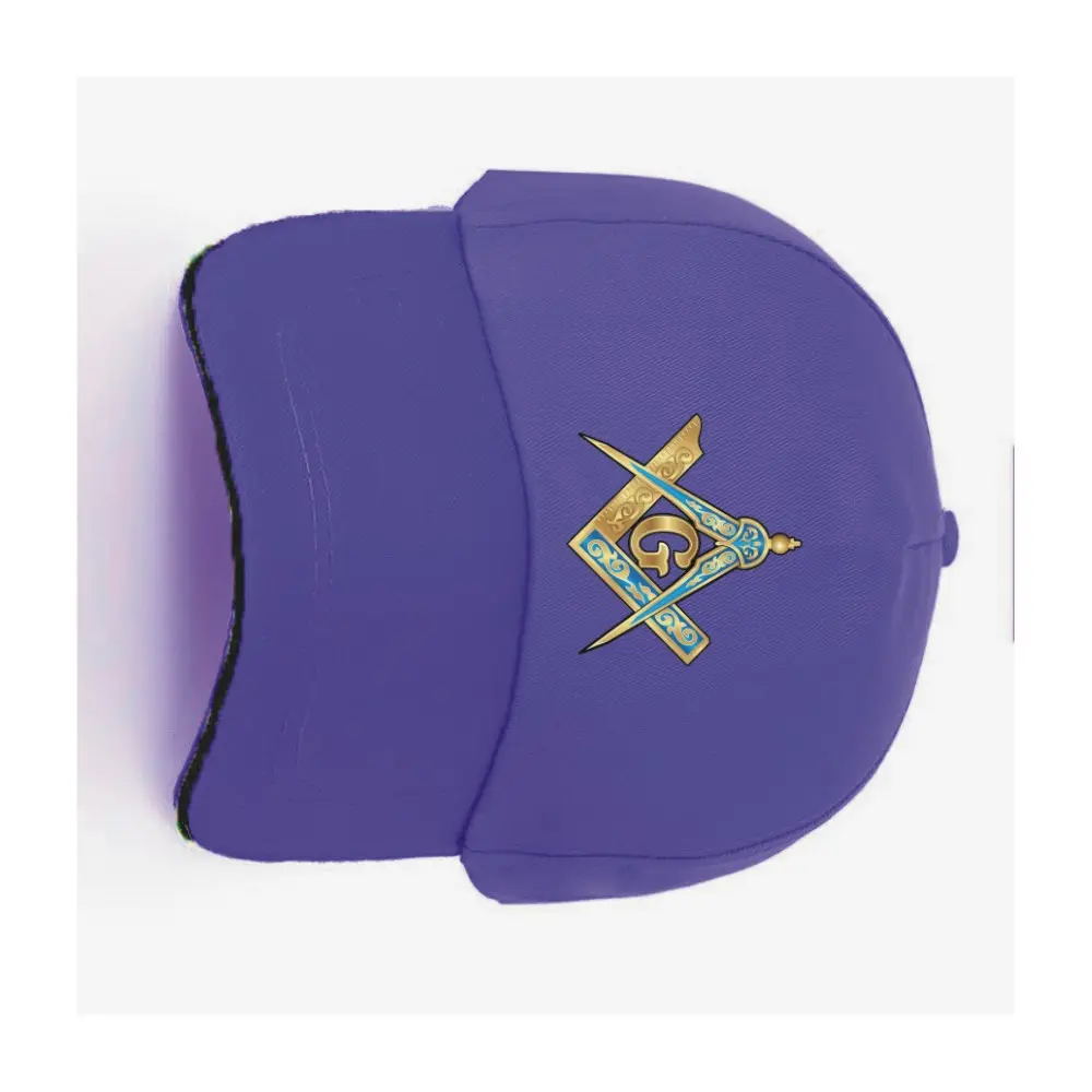 Masonic Regalia Royal Arch Master Mason Freemason Blue Lodge Grand Rank Lodge Cap หมวกกีฬาปักลายเองหมวก