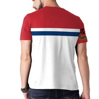Camiseta de Fútbol de Alta Calidad, Anti-Sudor, de Secado Rápido, Cuello en V, Ecológica, 100% Poliéster, Impermeable, con Logotipo Personalizado en la Parte Delantera, Unisex, OEM