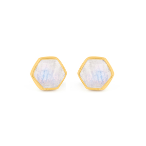 Classic Rainbow Moonstone 925 Colgante de plata esterlina Chapado en oro Colgante fino de moda para compromiso Aniversario Boda. - Product Image 6
