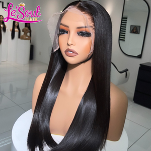 Perruques Lace Front en Cheveux Humains Vietnamiens Bruts, Dentelle HD 13x4, Ondulation Body Wave, Densité 250%, Coiffures Longues et Lisses pour Femmes Noires - Product Image 3