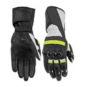 Gants de course personnalisés de haute qualité pour hommes Gants en cuir de moto à doigts complets Conception coupe-vent pour le cyclisme d'hiver en plein air - Product Image 2