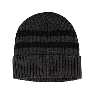 Chapeaux d'hiver en laine douce et chaude de couleur pure pour hommes et femmes bonnet tricoté avec logo personnalisé vente en gros avec dernier modèle de service OEM - Product Image 1