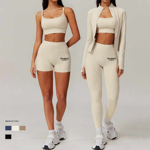 กางเกงโยคะฟิตเนสของผู้หญิงกางเกงเลคกิ้งเอวสูงแห้งเร็วใหม่ - Product Image 1