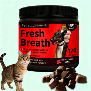 Natuurlijke Frisse Adem Zacht Kauwt Probiotica Voor Honden Katten Vermindert Slechte Adem Bacteriegroei Bevordert De Speekselproductie - Product Image 1