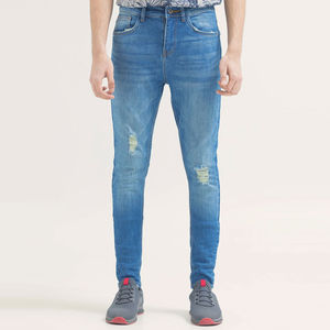 Logo de marque personnalisé imprimé Vêtements décontractés pour hommes Pantalons jeans en vente de gros Vêtements pour hommes Pantalons jeans Prix raisonnable Service OEM - Product Image 1