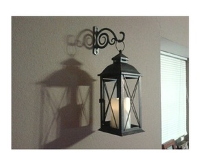 Juego de dos farolillos de metal de diseño de tendencia con vidrio y hierro de buena calidad para decoración de restaurantes y uso de portavelas a granel - Product Image 4