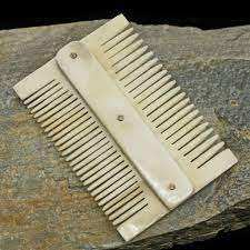 Premium Quality Handmade Natural Bone Inlay <b>Hair</b> <b>Comb</b> <b>Comb</b> Bone <b>Comb</b> for Salon Agate by tradebit - Product Image 3