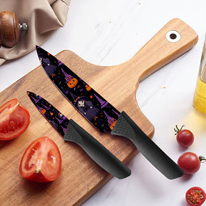 Juego de 3 Cuchillos de Chef Profesionales de Cerámica Premium con Mangos de Plástico, Duraderos y Afilados para Eventos de Cocina al Aire Libre - Product Image 4