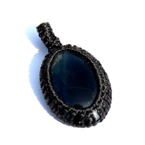 Colgante de Ónix Negro Natural Hecho a Mano, Joyería Boho para Uso Diario - Product Image 5