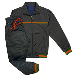 Chándales bordados de Entrenamiento Personalizados para correr para hombre, ropa deportiva ajustada, conjunto de chándal de ropa atlética para gimnasio y Fitness - Product Image 2