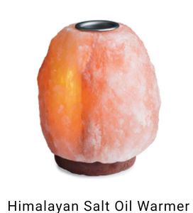 Hermosa lámpara de sal rosa del Himalaya tallada a mano con atenuador de brillo suave y elegante arte decorativo con base de madera - Product Image 6