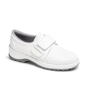 Chất lượng tốt nhất kỹ thuật sợi nhỏ giày chống tĩnh điện unisex làm việc giày dép kháng khuẩn khâu Giày thoáng khí với Velcro - Product Image 2