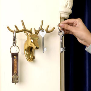 Animal Head <b>Hooks</b> <b>Coat</b> Racks Animal Shape <b>Coat</b> <b>Hooks</b> Home Living Room Bedroom Crafts <b>Decorative</b> Gifts Hanging Keys <b>Coat</b> Racks - Product Image 6