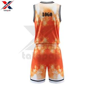 20025 logotipo personalizado y ropa de baloncesto con impresión de nombre 100% poliéster para equipo de adultos unisex venta al por mayor directo de fábrica - Product Image 5