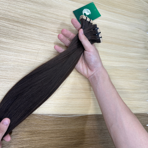 Cinta en cabello Natural liso con muchos colores Cabello humano virgen Precio al por mayor Longitud de 8-32 pulgadas - Product Image 2