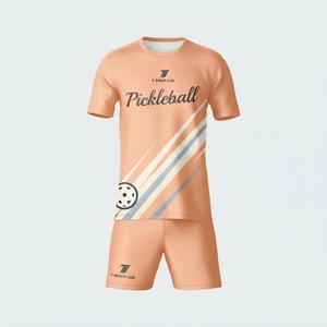 Uniforme de Pickleball Ligero de Manga Corta para Hombre, Diseño de Logotipo Personalizado, Corte Regular, Alta Calidad, 100% Poliéster - Product Image 5