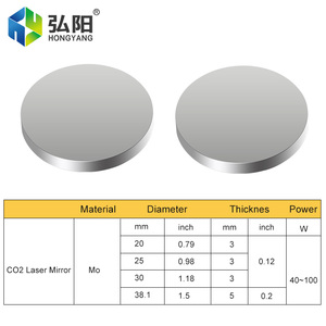 Espejo Reflectante de Molibdeno para Máquina de Grabado Láser de CO2, Espejo Refractivo de <span class=keywords><strong>Mo</strong></span>, Lente Reflectante de 20/25/30/38.1 mm - Product Image 5