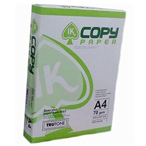 Papel de Copia IK de Primera Calidad A3/A4/A5 70/80gsm Blanco Trutone, Papel de Impresión de Superficie Lisa - Product Image 1