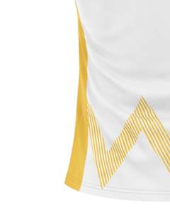 Custom White And Mustard Yellow Soccer Jersey Set Short Sleeve Breathable Polyester Football <b>Kit</b> With Matching Shorts For Men - Product Image 6