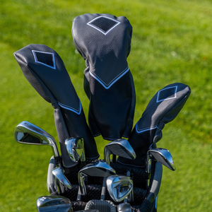 Couvre-chef de golf en cuir PU aux couleurs personnalisées élégantes avec coutures contrastées Ajustement durable pour tous les golfeurs - Product Image 1